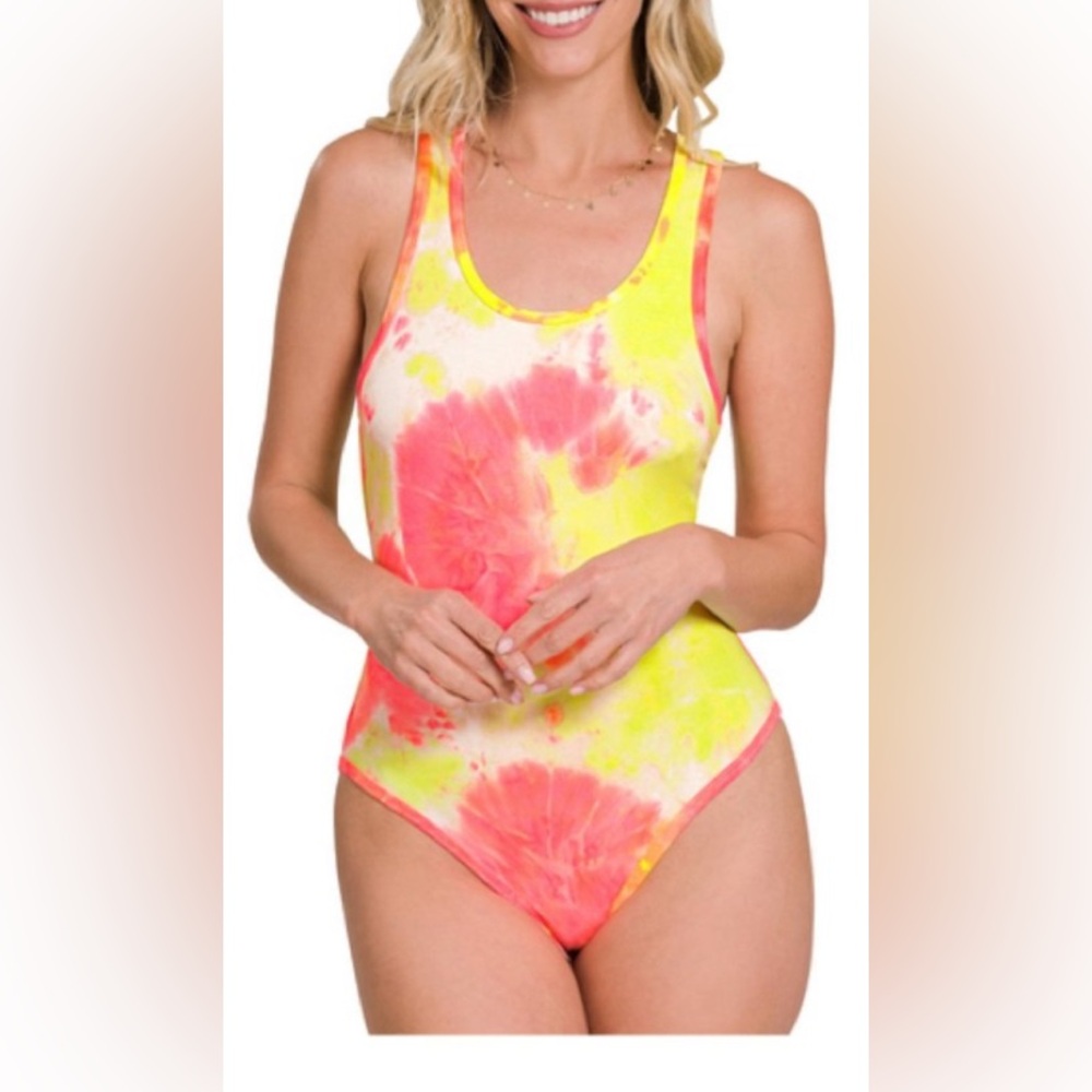 $25.  ZENANA NWT tye dye bodysuit